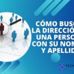 Buscar la dirección de una persona por nombre y apellido