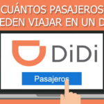 ¿Cuántos pasajeros pueden viajar en un DiDi?